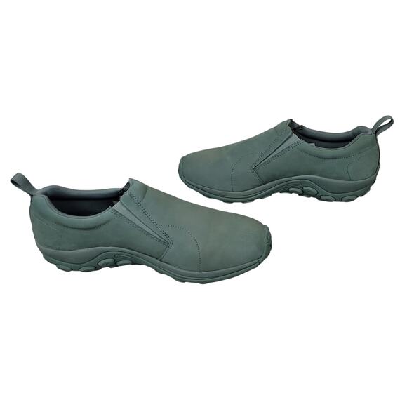 Merrell Mens Jungle Moc Slip-On Shoes Sz 13 Waterproof Leather Japanese Blue EUC - Picture 2 of 16